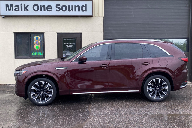 2024 Mazda CX-90 with professional window tint in North Bay